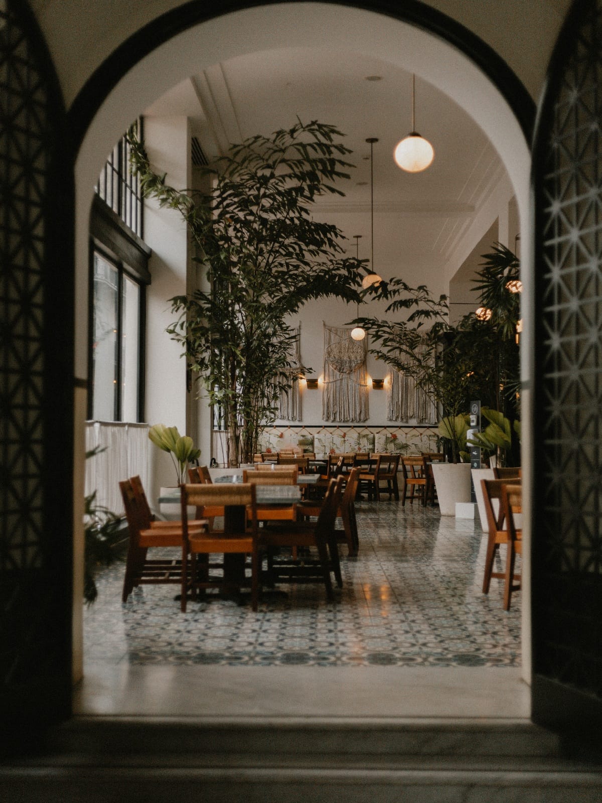 Café in the historic district of Panama City
