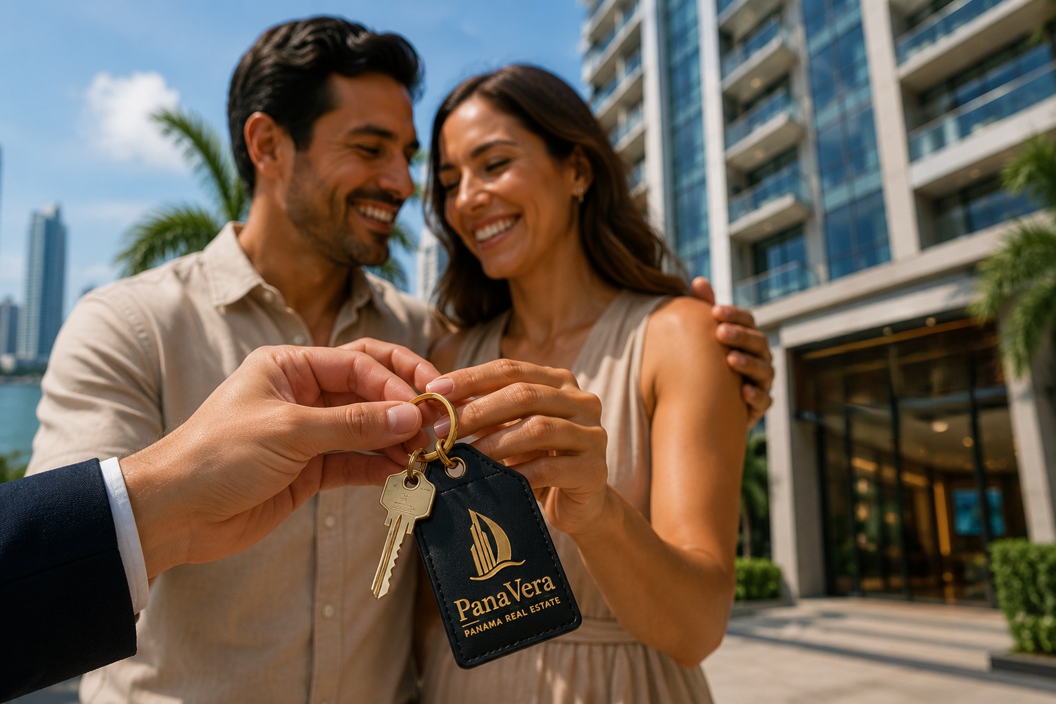 Handing over the keys to new property owners