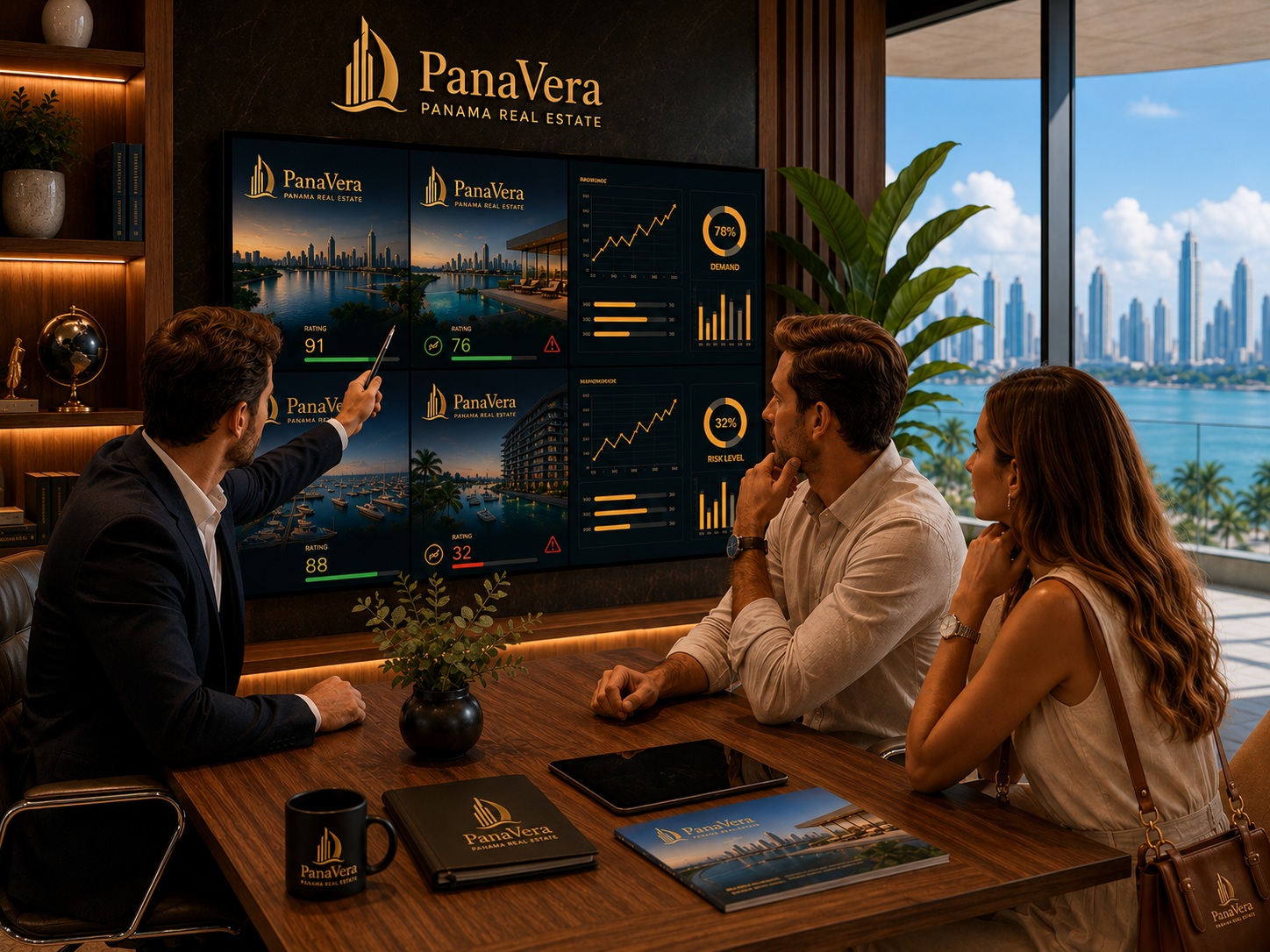 Comparing property options with an advisor